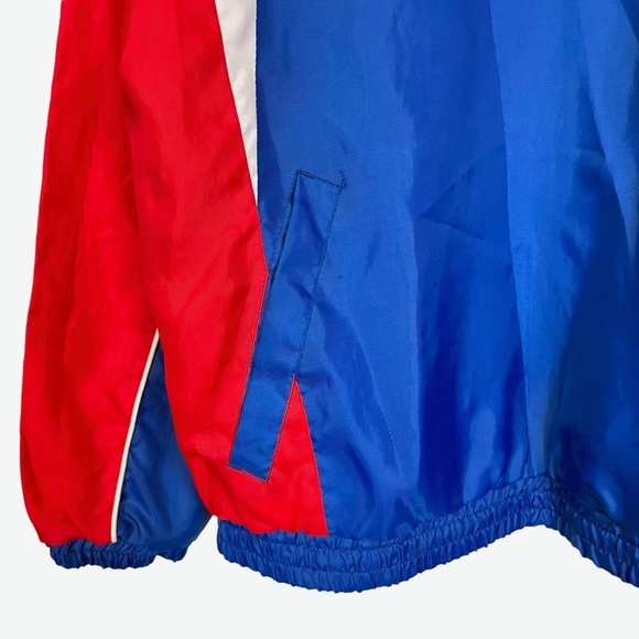 GENERAL MERCHANDISE Chicago Cubs Red White Blue Windbreaker Baseball Jacket sz M - Picture 4 of 16